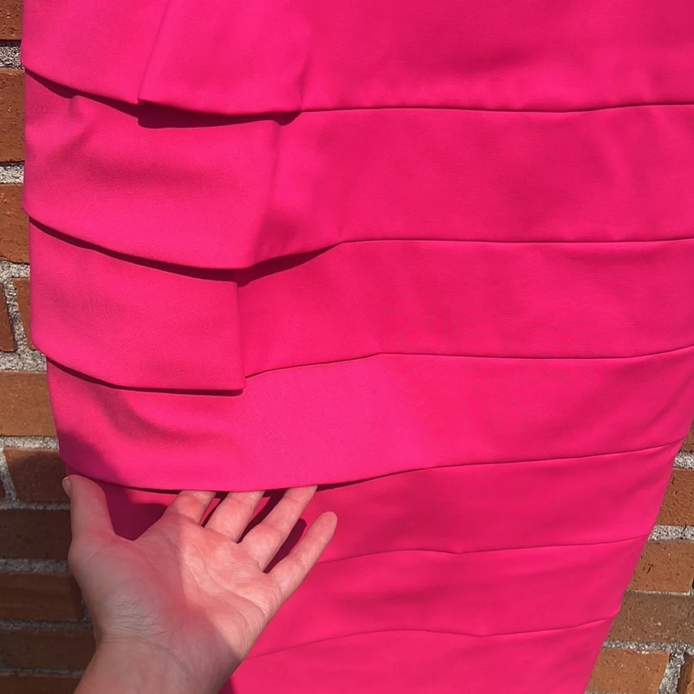 NWT PAULE KA Robe Pink formal mid length sleeveless dress 20E- 114/R120 - Picture 6 of 17